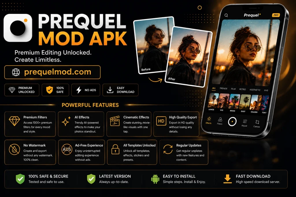 Features of Prequel Mod APK